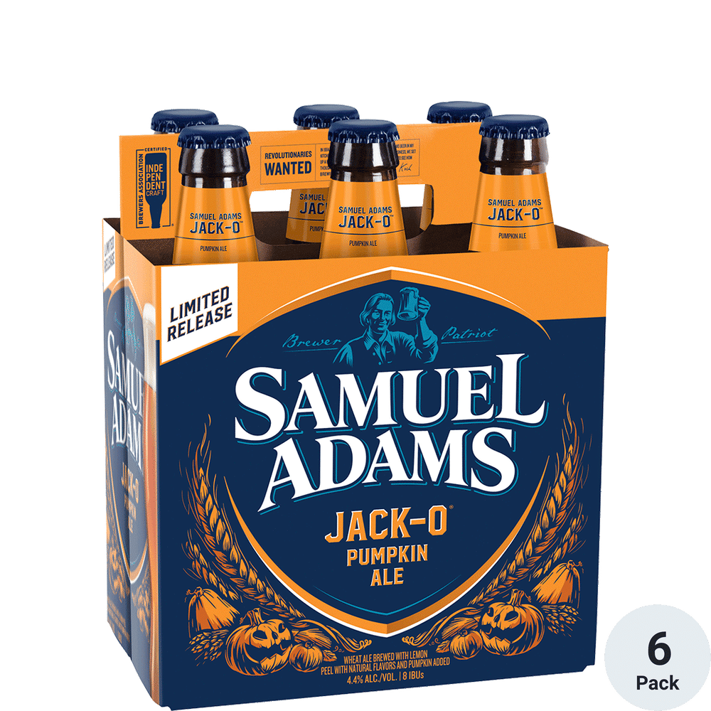 SAMUEL ADAMS JACKO PUMPKIN BOTTLE 6PK