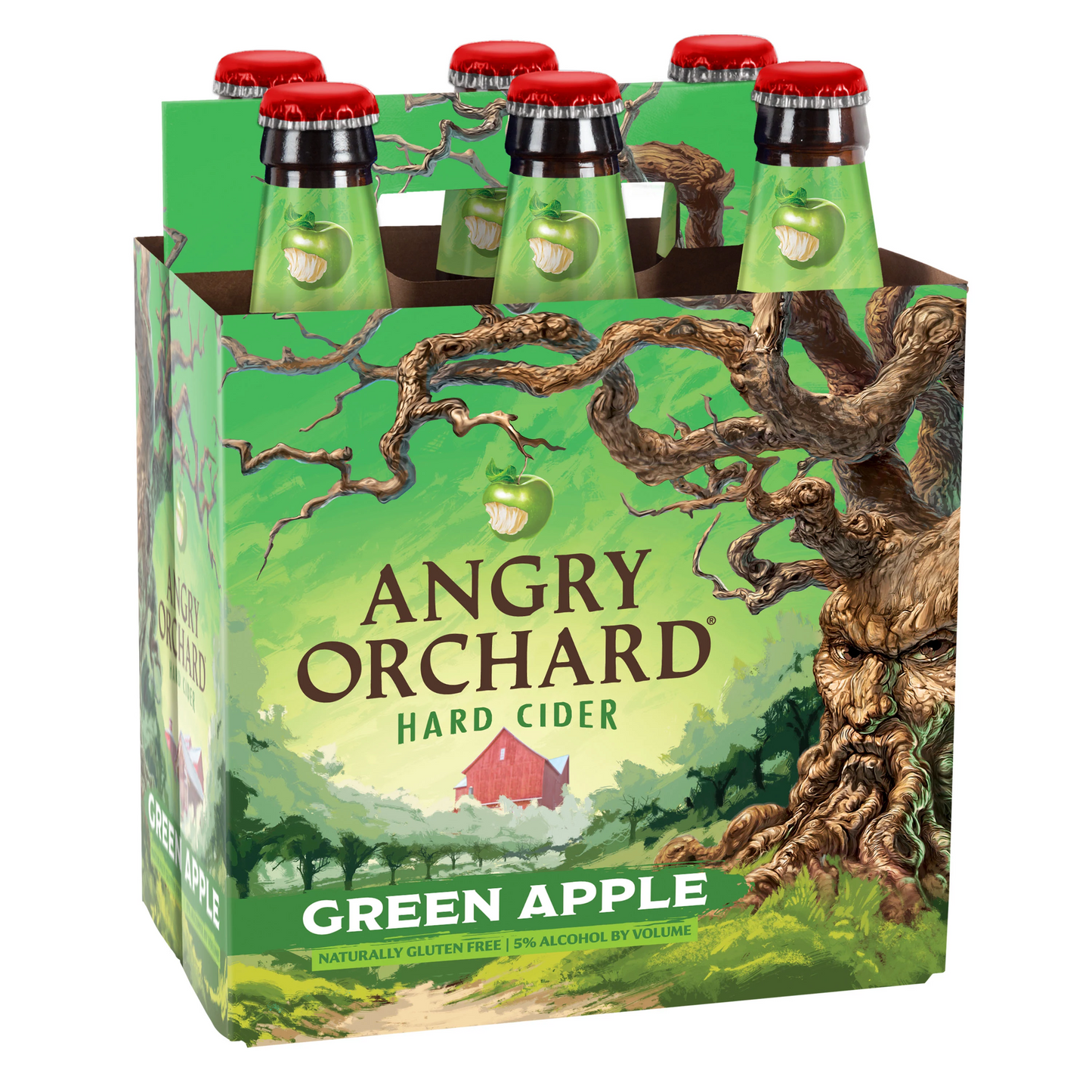 ANGRY ORCHARD GREEN APPLE CIDER 6PK BTL