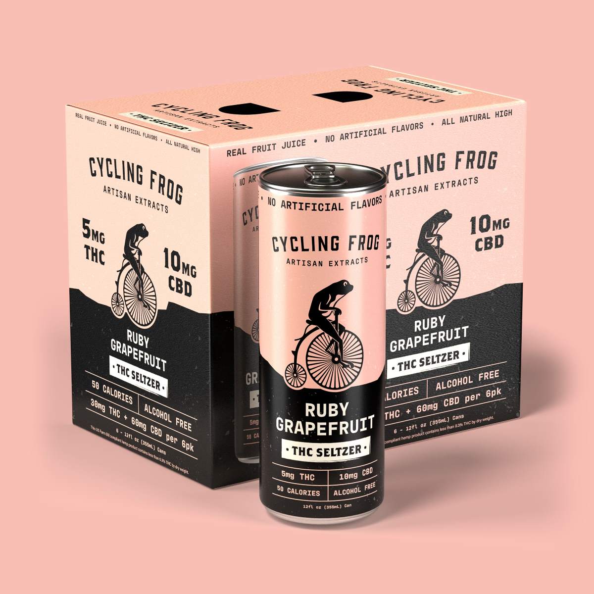 CYCLING FROG THC SELTZER RUBY GRAPEFRUIT