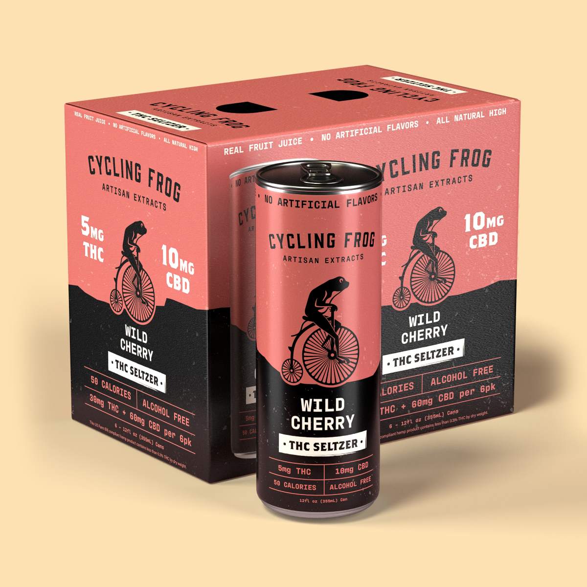 CYCLING FROG THC SELTZER WILD CHERRY