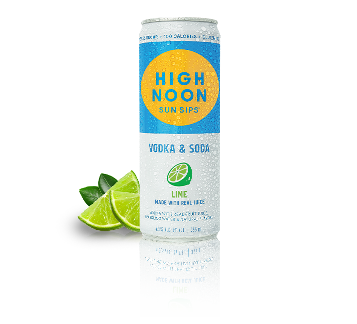 HIGH NOON LIME VODKA SODA 4PK