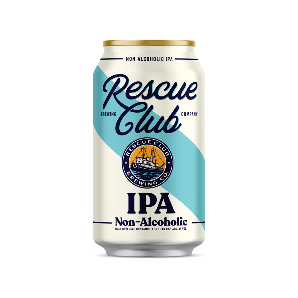 RESCUE CLUB IPA NON-ALCOHOLIC CAN 6PK