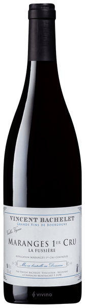 DOMAINE VINCENT BACHELET MARANGES 1ER CRU "LA FUSSIERE"
