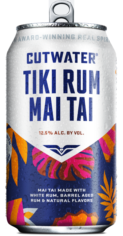 CUTWATER TROPICAL TIKI RUM MAI TAI 4PK