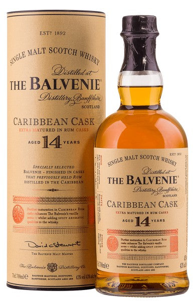 THE BALVENIE 14YR CARIBBEAN CASK