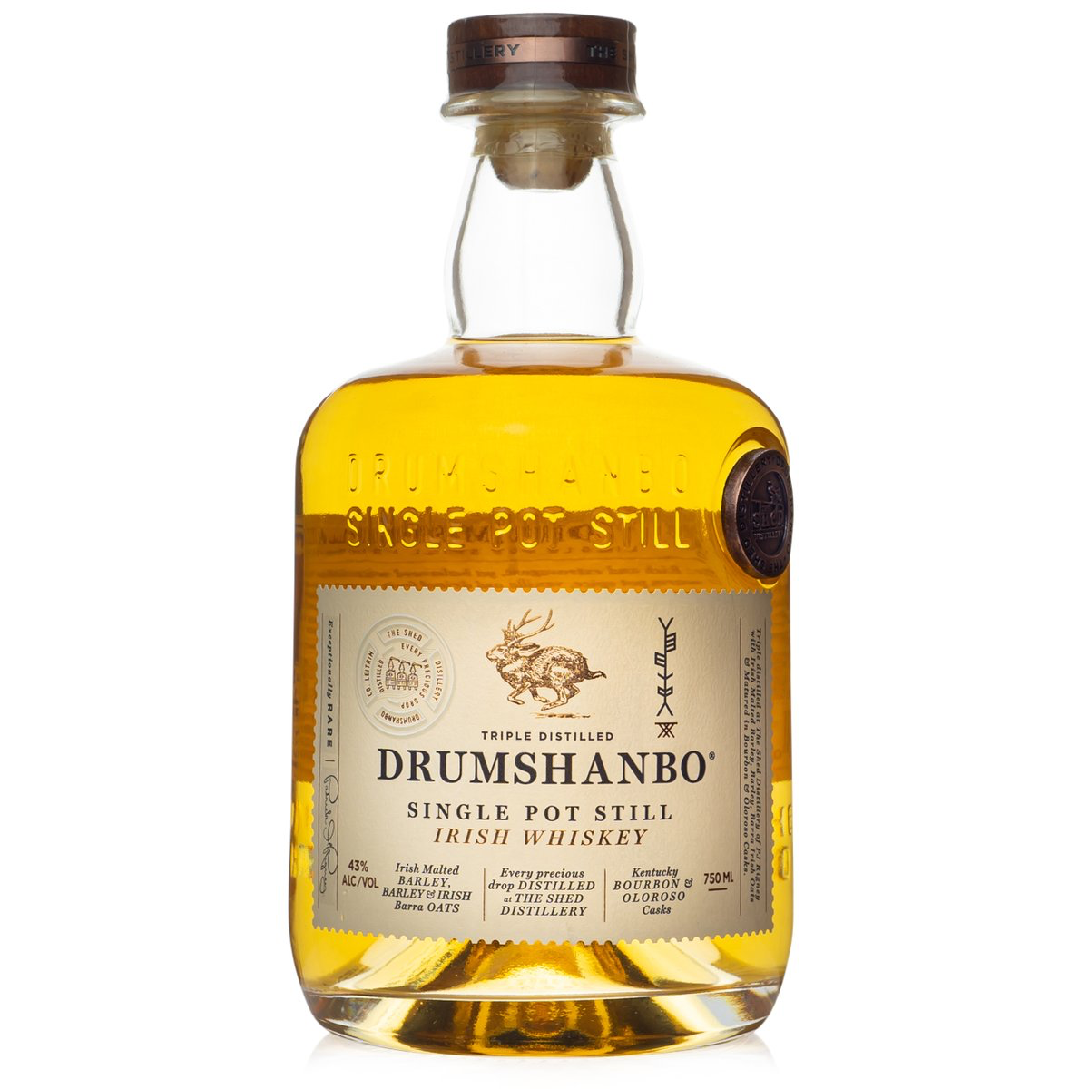 DRUMSHANBO SINGLE MALT IRISH WHISKEY