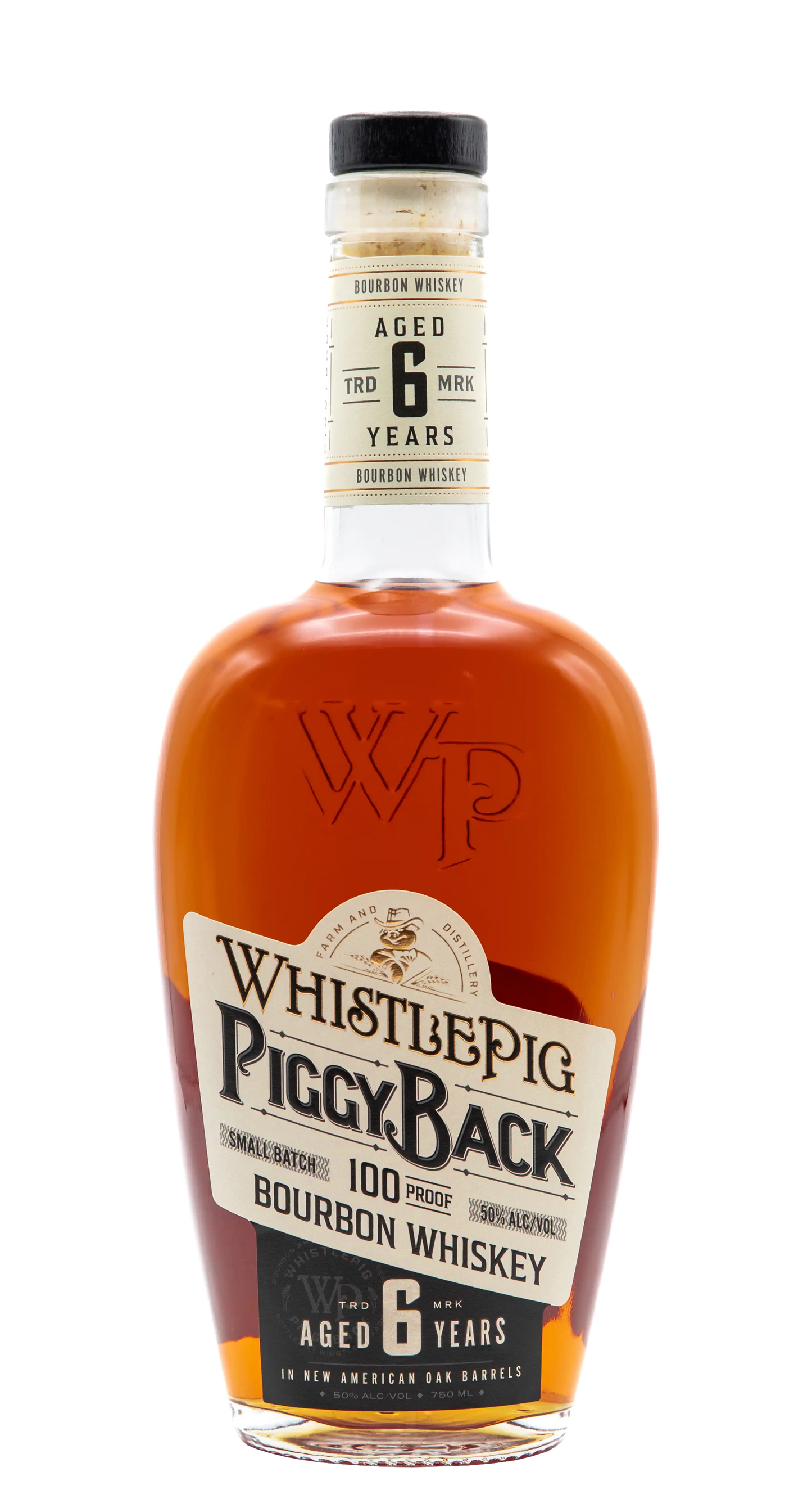 WHISTLE PIG PIGGYBACK BOURBON WHISKEY