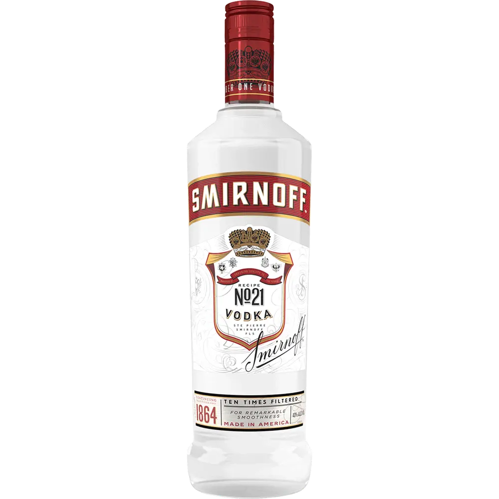 SMIRNOFF RED 80 VODKA 750ML