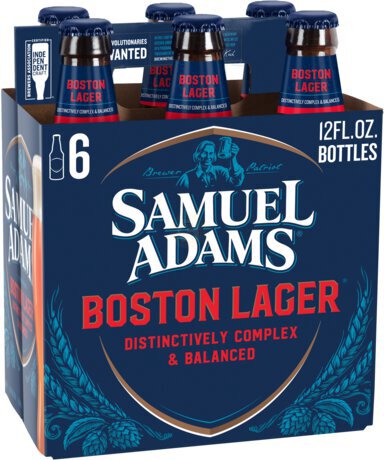 SAMUEL ADAMS BOSTON LAGER BOTTLE 6PK