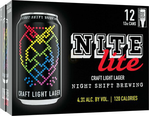 NIGHT SHIFT NITE LITE CRAFT LIGHT LAGER