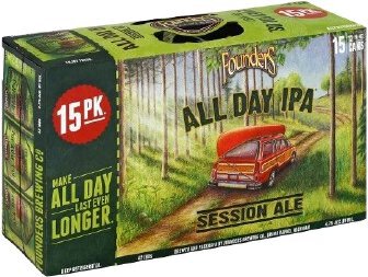 FOUNDERS ALL DAY 15PK 12 OZ