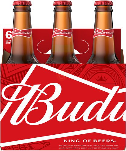 BUDWEISER BOTTLES 6PK