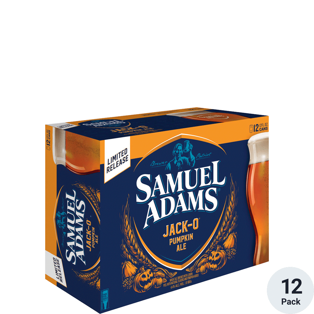 SAMUEL ADAMS JACKO PUMPKIN CAN 12PK