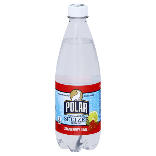 POLAR SELTZER CRANBERRY LIME