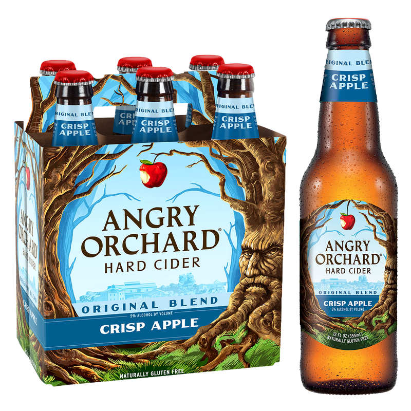 ANGRY ORCHARD CRISP APPLE HARD CIDER 6PK BTL