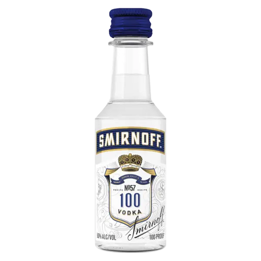 SMIRNOFF 100 VODKA NIP 50ML