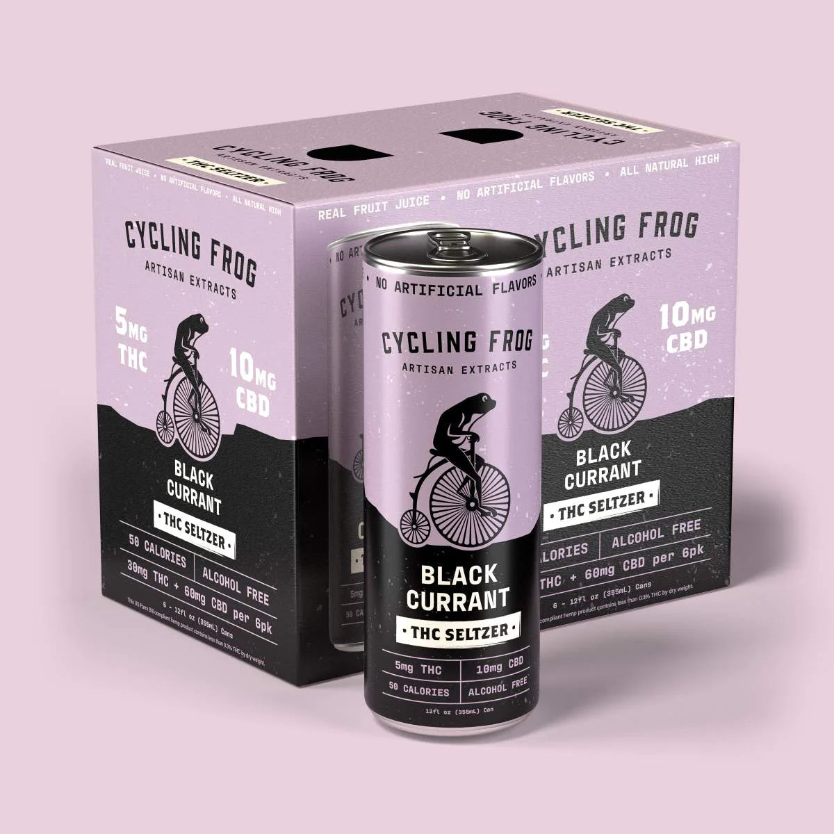 CYCLING FROG THC SELTZER BLACK CURRANT