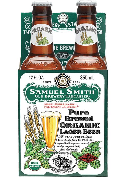 SAM SMITH PURE  BREWED ORGANIC LAGER BOTTEL 4PK