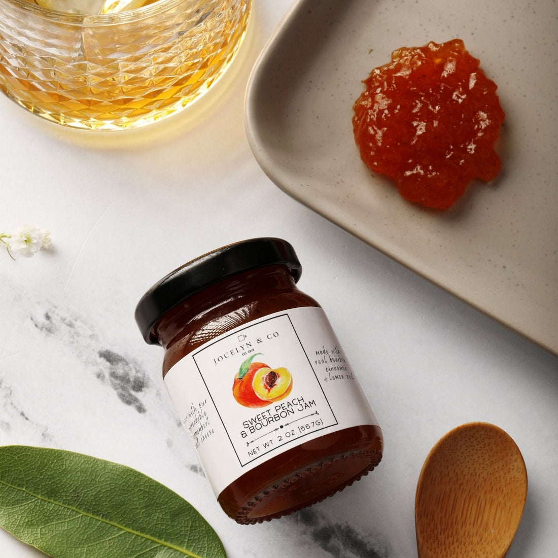 SWEET PEACH BOURBOB JAM