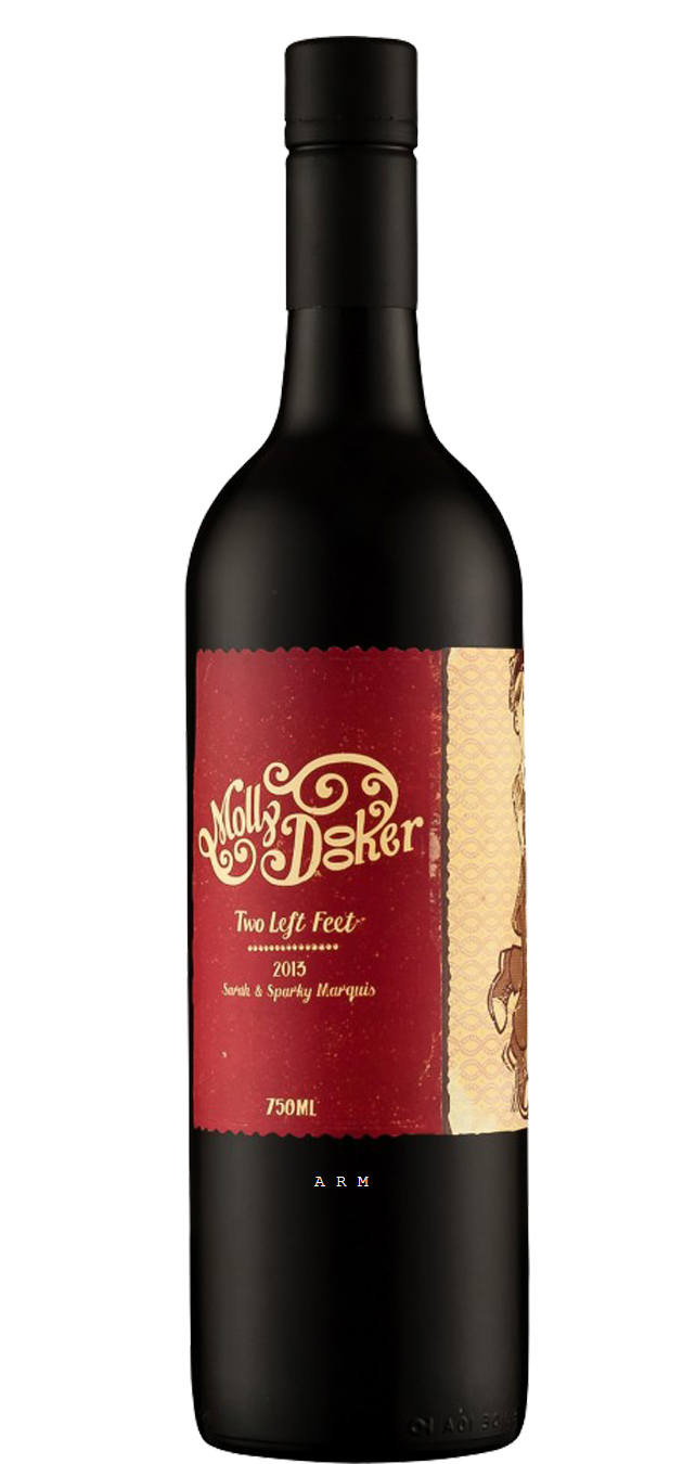 MOLLYDOOKER TWO LEFT FEET RED BLEND