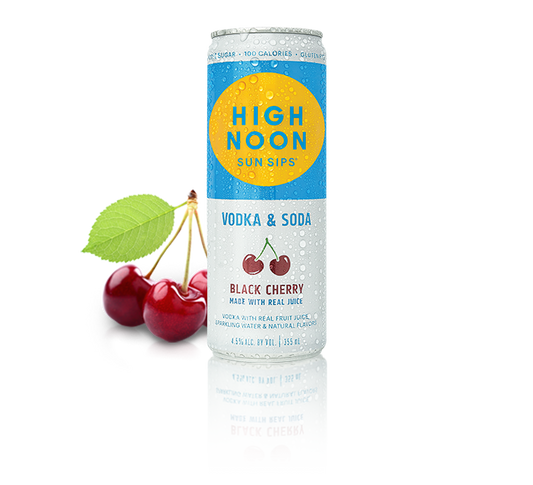 HIGH NOON BLACK CHERRY VODKA SODA 4PK