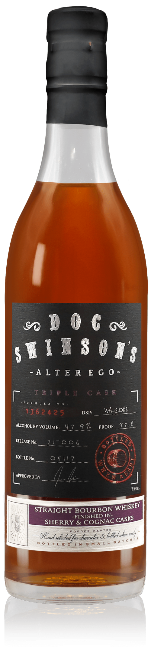 DOC SWINSON'S ALTER EGO TRIPLE CASK BOURBON CASK STRENGTH