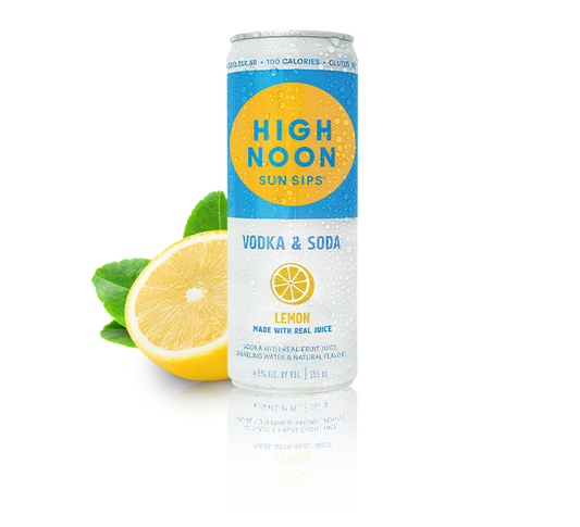 HIGH NOON LEMON VODKA SODA 4PK
