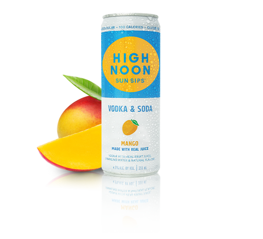 HIGH NOON MANGO VODKA SODA 4PK