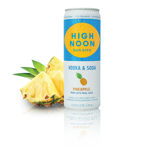 HIGH NOON PINEAPPLE VODKA SODA 4PK