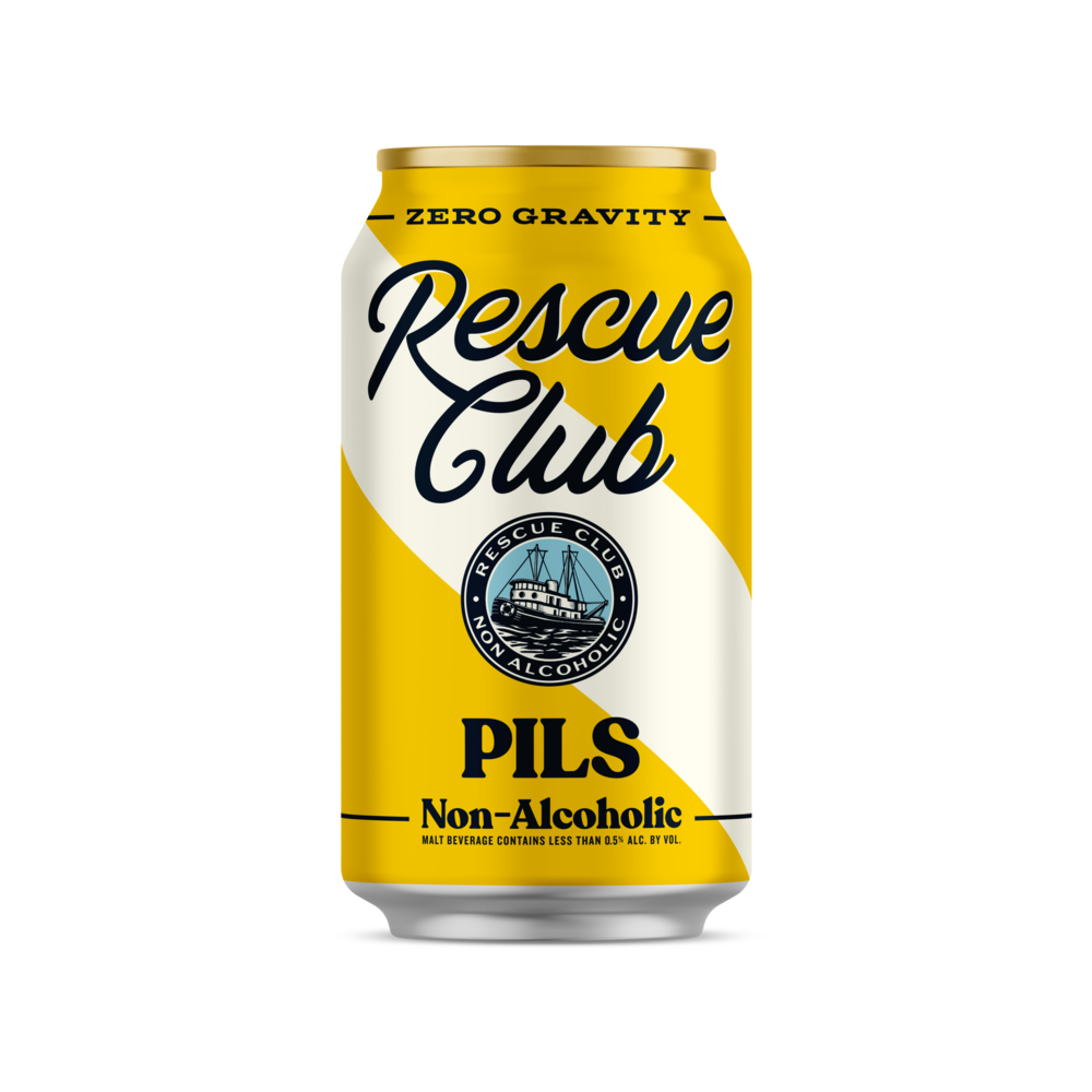 RESCUE CLUB PILS NON-ALCOHOLIC CAN 6PK