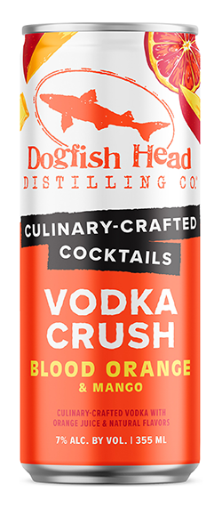 DOGFISH HEAD BLOOD ORANGE & MANGO VODKA CRUSH 4PK