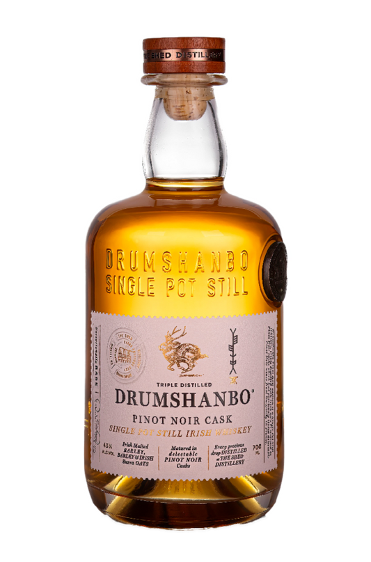 DRUMSHANBO SINGLE POT STILL IRISH WHISKEY (PINOT NOIR CASK)
