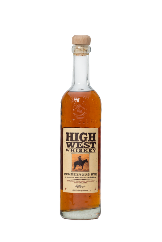 HIGH WEST RENDEZVOUS RYE WHISKEY