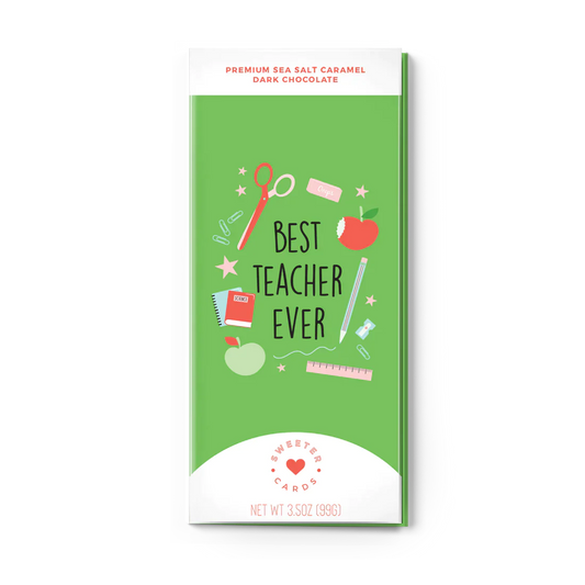 SWEETER CARDS BEST TEACHER EVER