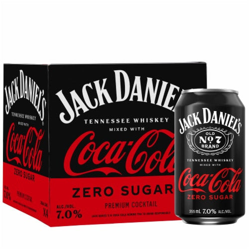 JACK DANIEL MIXED WITH COKE ZERO