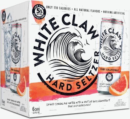 WHITE CLAW RUBY GRAPEFRUIT CAN