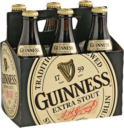 GUINNESS EXTRA STOUT 6PK BTL