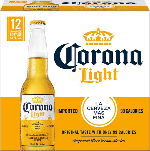 CORONA LIGHT BOTTLE 12PK