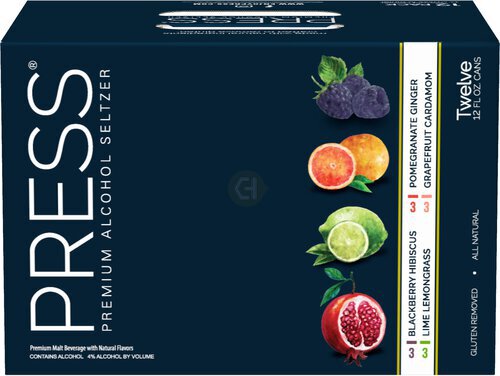 PRESS SELTZER VARIETY 12PK
