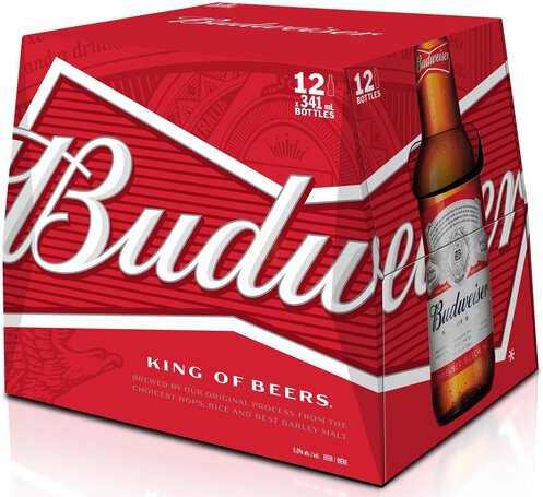 BUDWEISER BOTTLE 12PK